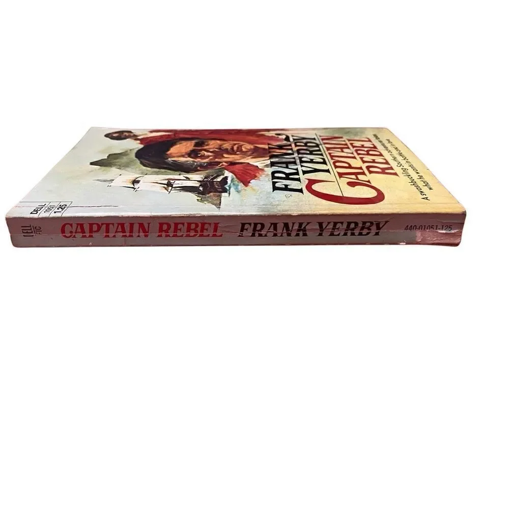 Captain Rebel by Frank Yerby Paperback Book Vintage Historical Fiction